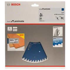 Bosch Kreissägeblatt Best for Laminate, 216 x 30 x 2,5 mm, 60 (2 608 642 133), image 