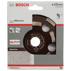 Bosch Diamanttopfscheibe Expert for Abrasive, 50 g/mm, 125 x 22,23 x 4,5 mm (2 608 602 553), image 