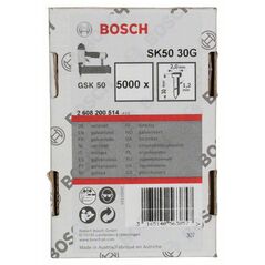 Bosch Senkkopf-Stift SK50 30G, 1,2 mm, 30 mm, verzinkt (2 608 200 514), image 