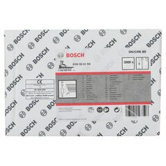 Bosch Rundkopf-Streifennagel SN21RK 80 3,1 mm, 80 mm, blank, glatt (2 608 200 030), image 
