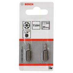 Bosch Security-Torx-Schrauberbit Extra-Hart T10H, 25 mm, 2er-Pack (2 608 522 009), image 