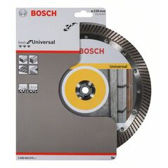 Bosch Diamanttrennscheibe Best for Universal Turbo, 230 x 22,23 x 2,5 x 15 mm (2 608 602 675), image 