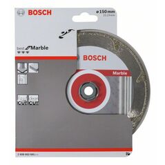 Bosch Diamanttrennscheibe Best for Marble, 150 x 22,23 x 2,2 x 3 mm (2 608 602 691), image 
