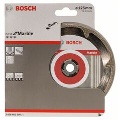 Bosch Diamanttrennscheibe Best for Marble, 125 x 22,23 x 2,2 x 3 mm (2 608 602 690), image 
