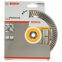 Bosch Diamanttrennscheibe Best for Universal Turbo, 150 x 22,23 x 2,4 x 12 mm (2 608 602 673), image 