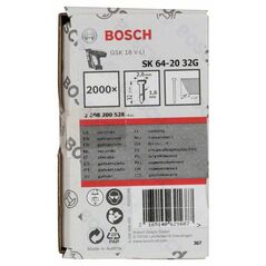 Bosch Senkkopf-Stift SK64 20G, 32 mm verzinkt (2 608 200 528), image 