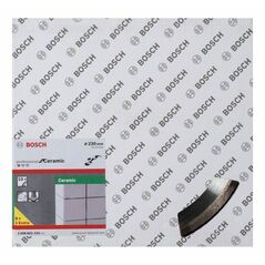 Bosch Diamanttrennscheibe Standard for Ceramic, 230 x 22,23 x 1,6 x 7 mm, 10er-Pack (2 608 603 234), image 