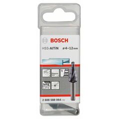 Bosch Stufenbohrer HSS-AlTiN, 4 - 12 mm, 6 mm, 50 mm, 5 Stufen (2 608 588 064), image 