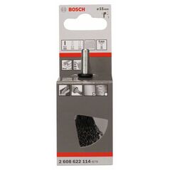 Bosch Pinselbürste, gewellt, 0,2 mm, 15 mm, 4500 U/ min (2 608 622 114), image 
