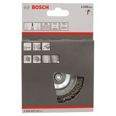 Bosch Scheibenbürste, gewellt, rostfrei, 100 mm, 0,3 mm, 10 mm, 4500 U/ min (2 608 622 124), image 