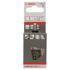 Bosch Pinselbürste, gewellt, rostfrei, 0,3 mm, 25 mm, 4500 U/ min (2 608 622 127), image 