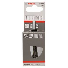 Bosch Pinselbürste, gezopft, rostfrei, 0,35 mm, 10 mm, 4500 U/ min (2 608 622 128), image 