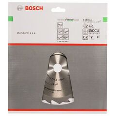 Bosch Kreissägeblatt Speedline Wood, 165 x 20/16 x 1,7 mm, 12 (2 608 642 600), image 