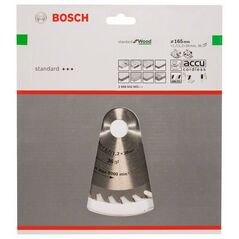 Bosch Kreissägeblatt Optiline Wood für Handkreissägen, 165 x 20/16 x 1,7 mm, 36 (2 608 642 602), image 