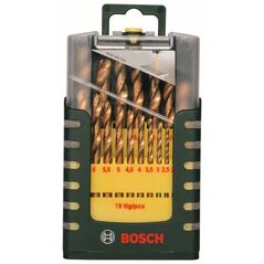 Bosch Metallbohrer-Set HSS-TiN, 19-teilig, 1 -10 mm, Gripbox (2 607 017 152), image 