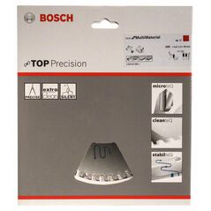 Bosch Kreissägeblatt Top Precision Best for Multi Material, 165 x 20 x 1,8 mm, 48 (2 608 642 388), image 