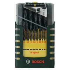 Bosch Metallbohrer-Set HSS-R, 19-teilig, 1 - 10 mm, Gripbox (2 607 017 151), image 