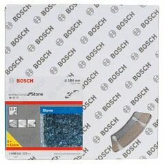 Bosch Diamanttrennscheibe Standard for Stone, 180 x 22,23 x 2 x 10 mm, 10er-Pack (2 608 603 237), image 