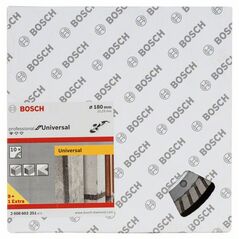 Bosch Diamanttrennscheibe Standard for Universal Turbo, 180x22,23x2,5x10 mm, 10er-Pack (2 608 603 251), image 
