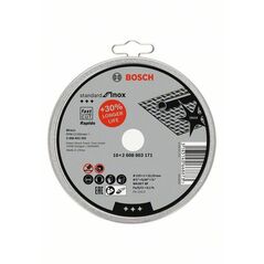 Bosch Trennscheibe gerade Standard for Inox - Rapido WA 60 T BF, 125 mm, 1, 10er-Pack (2 608 603 255), image 