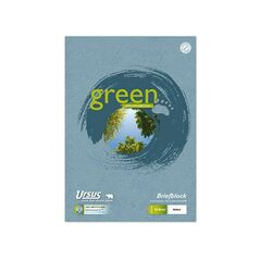 Ursus Briefblock Green 608585010 DIN A4 70g liniert weiß 50Blatt, image 