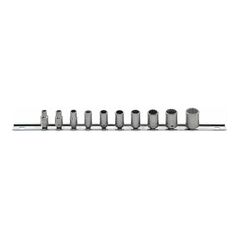 Stahlwille 1/4" (6,3mm) Satz Steckschlüsseleinsatz m.Clip-Leiste Nr.40AD/10 CL 10tlg., image 