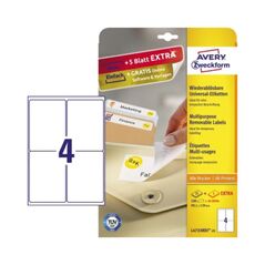 Avery Zweckform Etikett L4733REV-25 99,1x139mm weiß 100 St./Pack., image 
