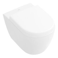 Villeroy & Boch Wand-WC compact SUBWAY 2.0 tief, 355 x 480 mm, spülrandlos, DirectFlush weiß, image 