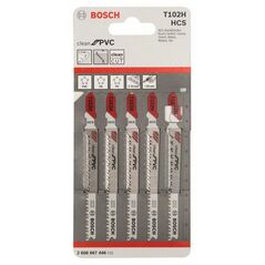 Bosch Stichsägeblatt T 102 H Clean for PVC, 5er-Pack (2 608 667 446), image 