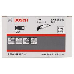 Bosch BIM Tauchsägeblatt SAIZ 65 BSB, Hard Wood, 40 x 65 mm (2 608 662 037), image 