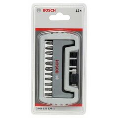 Bosch Schrauberbit-Set Extra-Hart, 11-teilig, PH, PZ, T, S, 25 mm, Bithalter (2 608 522 130), image 