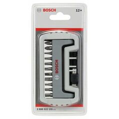 Bosch Schrauberbit-Set Extra-Hart, 11-teilig, PH, PZ, T, S, HEX, 25 mm, Bithalter (2 608 522 131), image 
