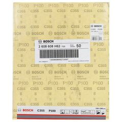 Bosch Schleifblatt C355, Papierschleifblatt, 230 x 280 mm, 100 (2 608 608 H62), image 