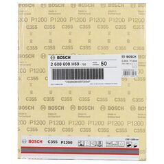 Bosch Schleifblatt C355, Papierschleifblatt, 230 x 280 mm, 1200 (2 608 608 H69), image 