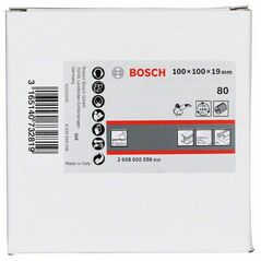 Bosch Lamellenschleifwalze, 19 mm, 80, 100 mm (2 608 000 598), image 