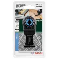Bosch Starlock Carbide Tauchsägeblatt AIZ 32 AT Metal, 40 x 32 mm (2 609 256 C65), image 