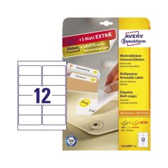 Avery Zweckform Etikett L4743REV-25 99,1x42,3mm weiß 300 St./Pack., image 