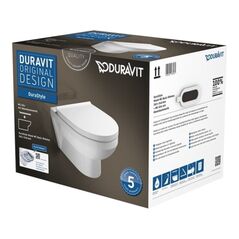 Duravit Wand-WC-Set BASIC RIMLESS DURASTYLE weiß, image 