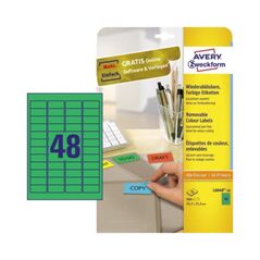 Avery Zweckform Etikett L6040-20 45,7x21,2mm grün 960 St./Pack., image 