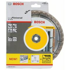 Bosch Diamanttrennscheibe Best for Universal, 180 x 22,23 x 2,4 x 12 mm (2 608 603 632), image 