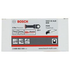 Bosch BIM Tauchsägeblatt SAIZ 32 ALB, Wood and Metal, 70 x 32 mm (2 608 662 316), image 