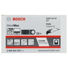 Bosch Carbide Tauchsägeblatt SAIZ 32 AT MetalMax, 40 x 32 mm (2 608 662 353), image 