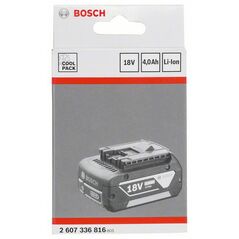 Bosch Einschubakkupack 18 Volt Heavy Duty (HD), 4.0 Ah Li-Ion, GBA M-C (2 607 336 816), image 