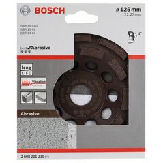 Bosch Diamanttopfscheibe Best for Abrasive, 125 x 22,23 x 4,5 mm (2 608 201 230), image 