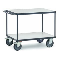 fetra ESD-Tischwagen bis 600 kg, mit 2 Böden, elektrisch leitfähige Ausführung, image 