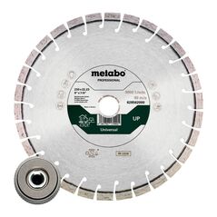 Metabo Set: 1xDiamanttrennscheibe 230x22,23mm, "UP" +1xQuickspannmutter M14, image 