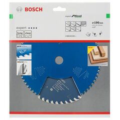 Bosch Kreissägeblatt Expert for Wood, 190 x 30 x 2,6 mm, 48 (2 608 644 049), image 