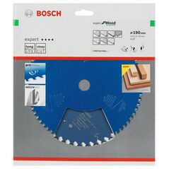 Bosch Kreissägeblatt Expert for Wood, 190 x 30 x 2,6 mm, 40 (2 608 644 048), image 