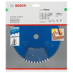 Bosch Kreissägeblatt Expert for Wood, 210 x 30 x 2,8 mm, 56 (2 608 644 061), image 