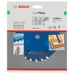 Bosch Kreissägeblatt Expert for Wood, 150 x 20 x 2,6 mm, 24 (2 608 644 011), image 